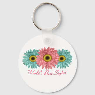 World's Best Stylist Keychain