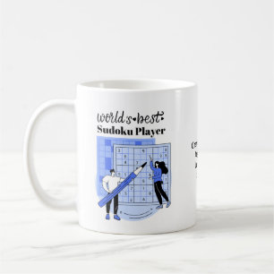 World's Best Sudoku Player Personalized Mug