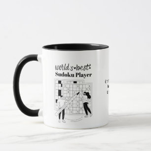 World's Best Sudoku Player Personalized Mug