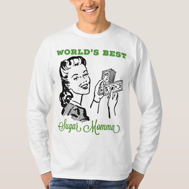 World's Best Sugar Momma Mother's Day Adult Graphi T-Shirt (Front)