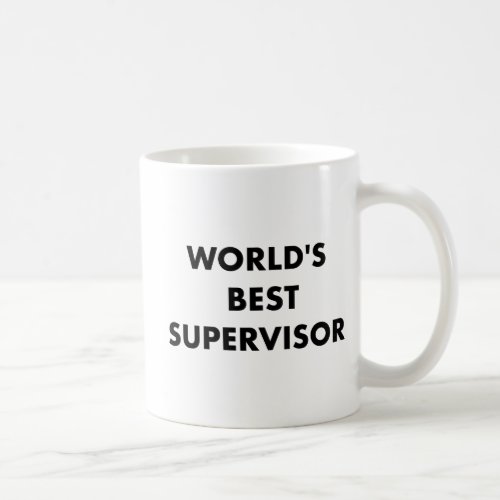 Worlds Best Supervisor Coffee Mug