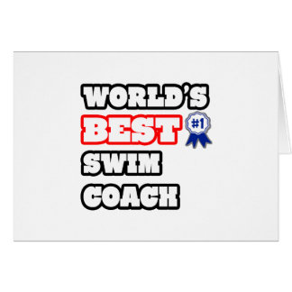 World's Best Swim Coach Cards