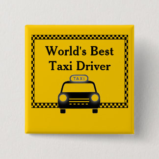 Worlds Best Taxi Driver Button