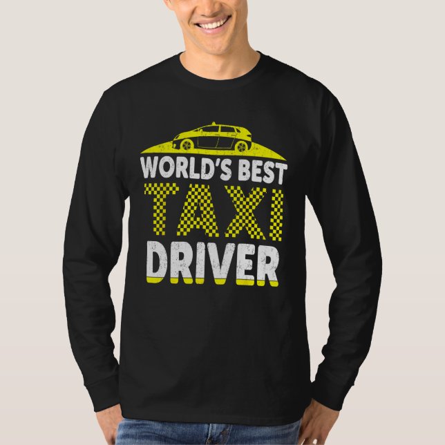 World's Best Taxi Driver T-Shirt (Front)