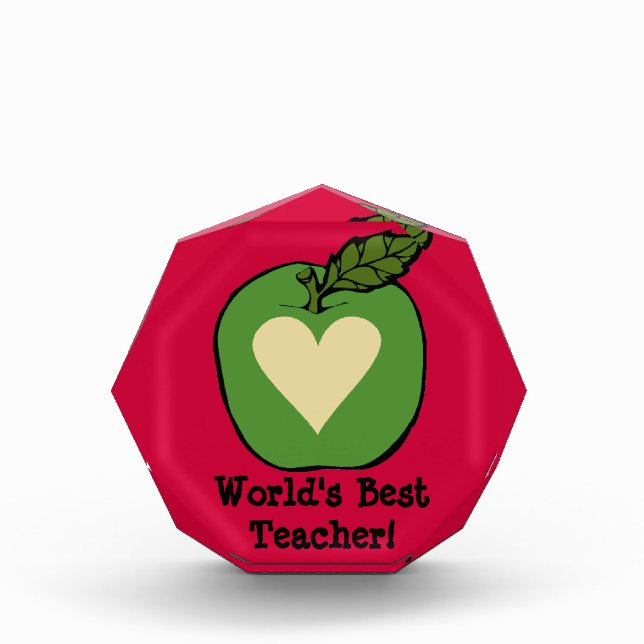 World's Best Teacher Award (Front)