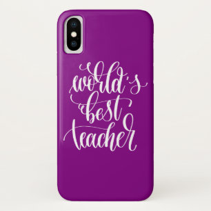 World's Best Teacher iPhone X Case