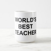 World's Best Teacher Coffee Mug (Center)