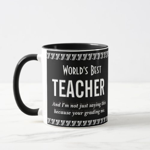 Worlds Best Teacher Coffee Mug