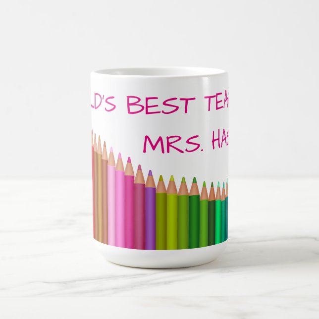 World's Best Teacher Coffee Mug (Center)
