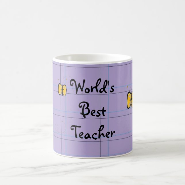 World's Best Teacher Coffee Mug (Center)