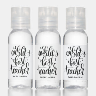 World's Best Teacher Hand Sanitizer