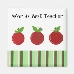 Worlds Best Teacher Magnet