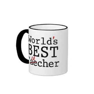 WORLD'S BEST TEACHER - mug