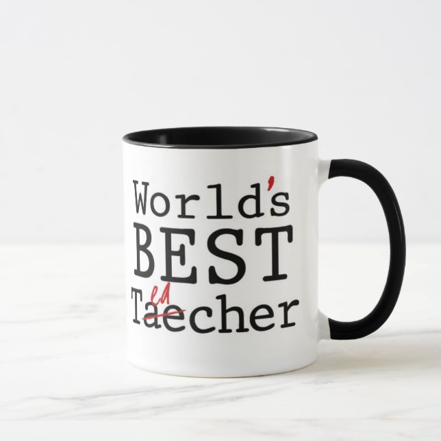 WORLD'S BEST TEACHER - mug (Right)