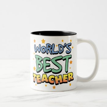 World's Best Teacher Mug by teachertees at Zazzle