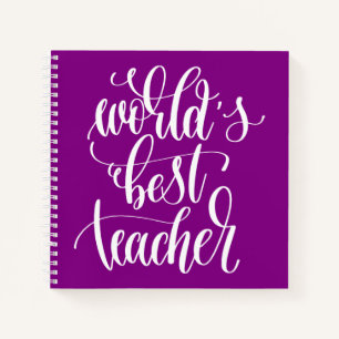 World's Best Teacher Notebook