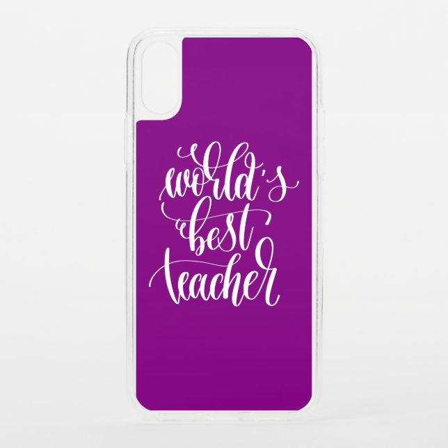 World's Best Teacher Uncommon iPhone Case (Back)