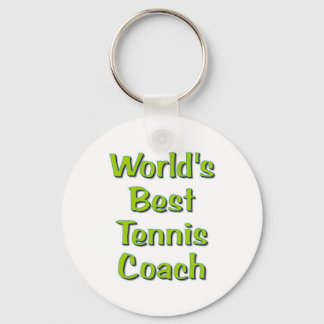 World's Best Tennis Coach gifts Keychain