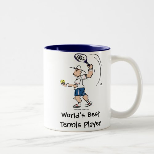 Worlds best tennis player  Coffee mug gift