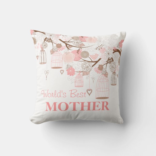 World's Best Throw Pillow (Front)