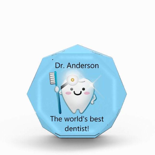 World's Best Tooth Doctor Award (Front)