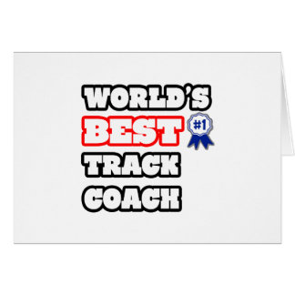 World's Best Track Coach Cards