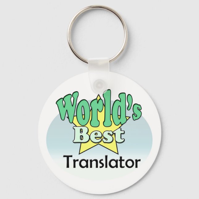 World's Best Translator Keychain (Front)