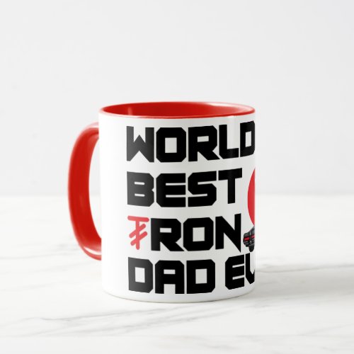 Worlds Best Tron TRX Dad Crypto Mug