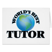 World's Best Tutor (Front Horizontal)