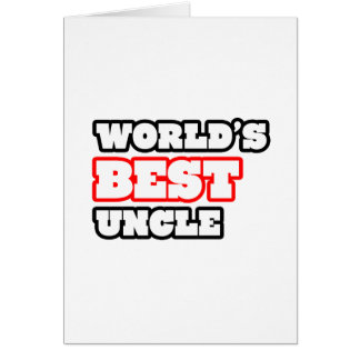 World's Best Uncle Cards