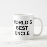World&#39;s Best Uncle Coffee Mug at Zazzle