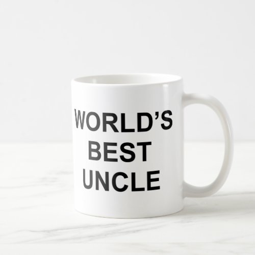 Worlds Best Uncle Coffee Mug