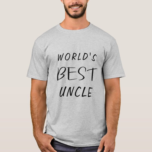 World's Best Uncle Cool T-Shirt (Front)