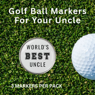 World's Best Uncle Golf Ball Marker