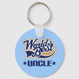 Worlds Best Uncle Keychain Gift