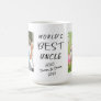 World's Best Uncle Personalized Photos & Names Coffee Mug