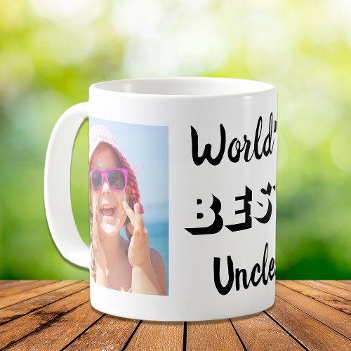 Worlds Best Uncle Photo Coffee Mug