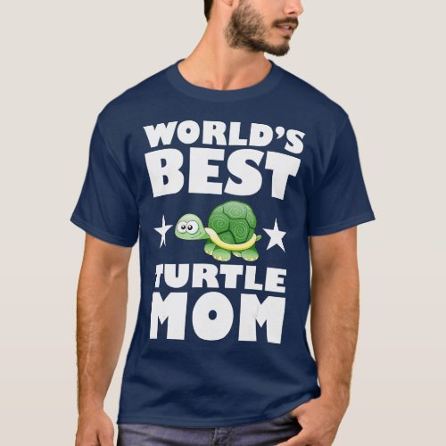 Worlds Best urtle Mom  Owner Lover Gift  T_Shirt