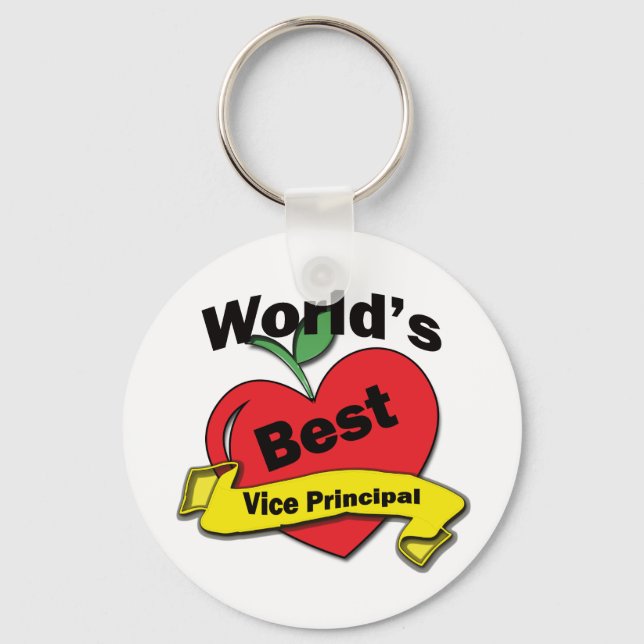 World's Best Vise Principal Keychain (Front)