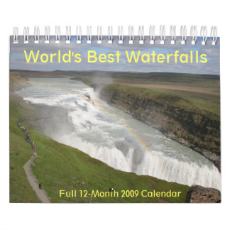 World's Best Waterfalls 2009 Calendar 7"x11"