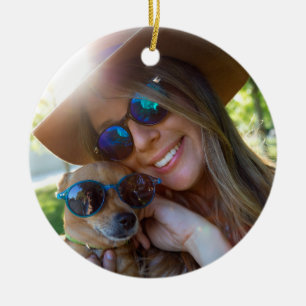 Worlds Best Wife Definition Snowflakes Photo Ceramic Ornament