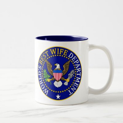 World&#39;s Best Wife Department Two-Tone Coffee Mug