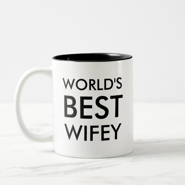 World's Best Wifey Mug | Valentine day gift (Left)
