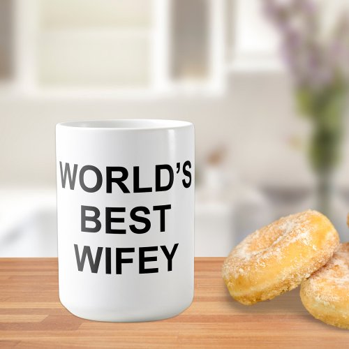 Worlds Best Wifey  Wife Coffee Mug