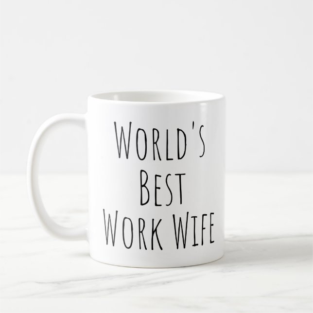 World's Best Work Wife Coffee Mug (Left)