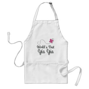 Worlds Best Yia Yia Adult Apron