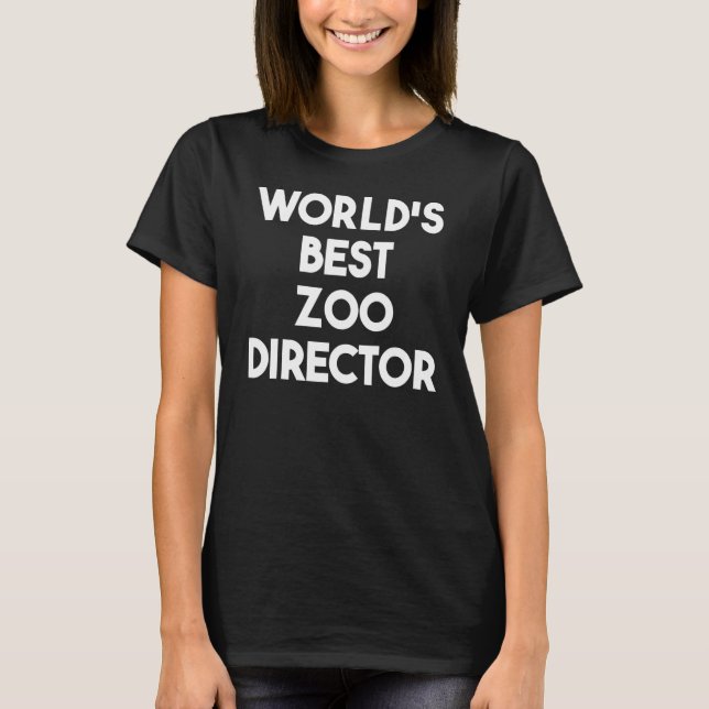 World's Best Zoo Director T-Shirt (Front)