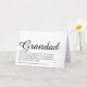 Worlds BestGrandfather, Grandpa, Definition Script Card | Zazzle