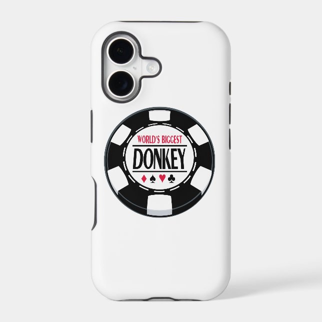 World's Biggest Donkey Iphone Case (Back)