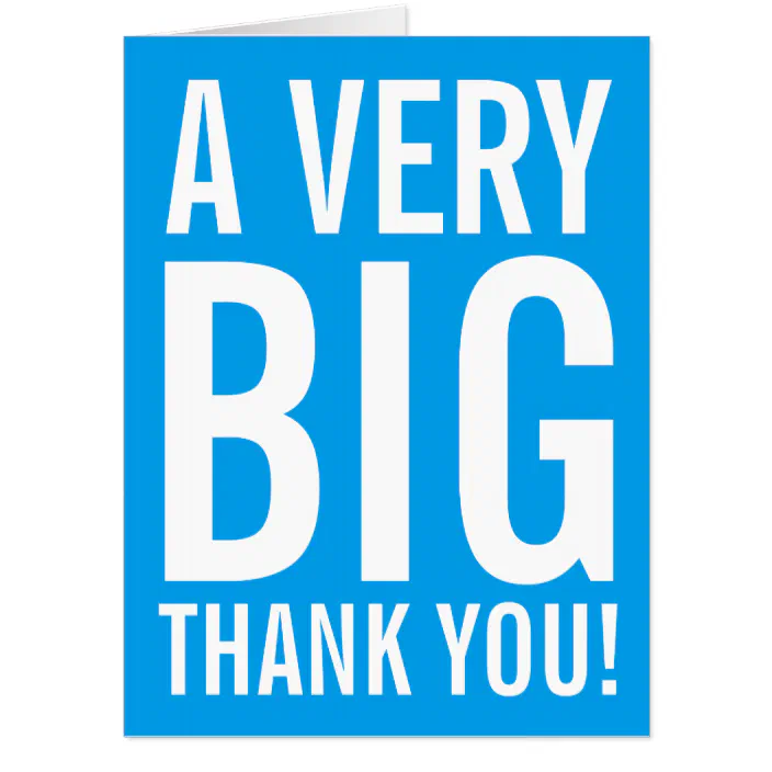 Card with Envelope Thanks A Latte Thank You Card VictoryStore Jumbo Greeting Cards: 2' x 3' Giant Card Card with Envelope Thanks A Latte Thank You Card VictoryStore Jumbo Greeting Cards: 2' x 3' Giant Card